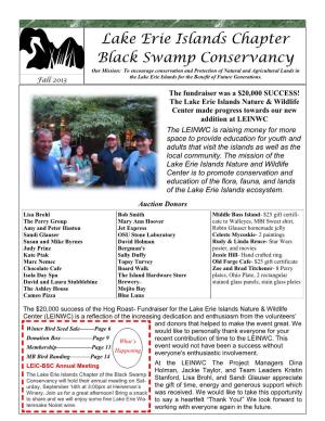 Lake Erie Islands Chapter Black Swamp Conservancy