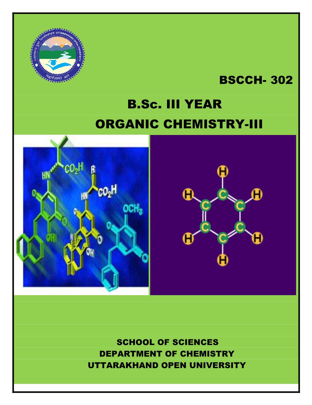 B.Sc. III YEAR ORGANIC CHEMISTRY-III - DocsLib