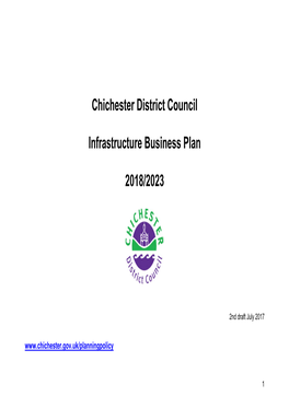 Chichester District Council Infrastructure Business Plan 2018