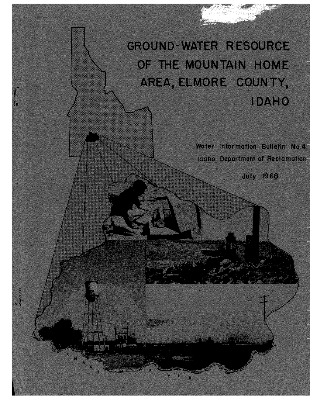 WIB#4: Ground Water Resource of Mountain Home Area, Elmore