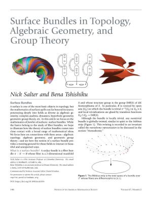 Surface Bundles in Topology, Algebraic Geometry, and Group Theory