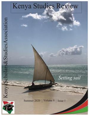 Kenya Studies Review Summer 2020 | Volume 8 |Number 1