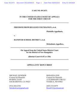 Case No. 09-2473 in the United States Court of Appeals