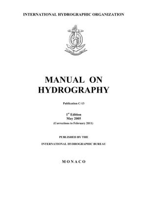 Manual on Hydrography