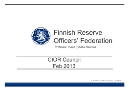 Finnish Reserve Officers' Federation