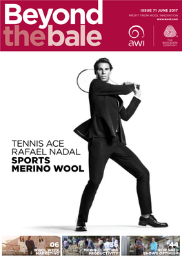 Tennis Ace Rafael Nadal Sports Merino Wool