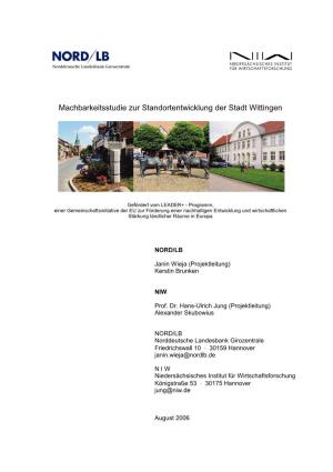 Machbarkeitsstudie Zur Standortentwicklung Der Stadt Wittingen