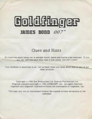 Goldfinger-Hints