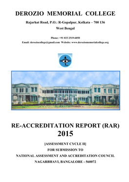 Derozio Memorial College Re-Accreditation Report