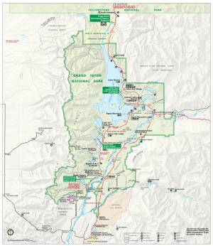 PDF Format Map of Grand Teton National Park