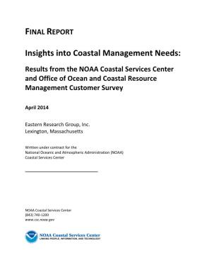Insights Into Coastal Management Needs