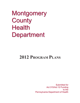 Montgomery County Health Department
