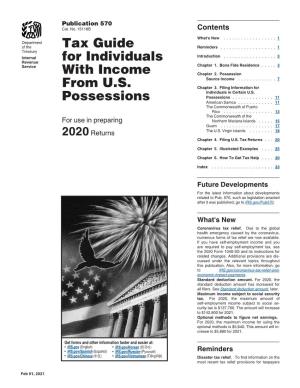 Pub. 570, Tax Guide for Individuals with Income from U.S. Possessions