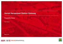 Hemel Hempstead Station Gateway Feasibility Study