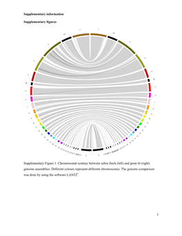 And Great Tit (Right) Genome Assemblies