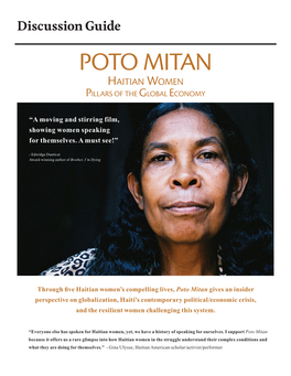 Poto Mitan Haitian Women Pillars of the Global Economy