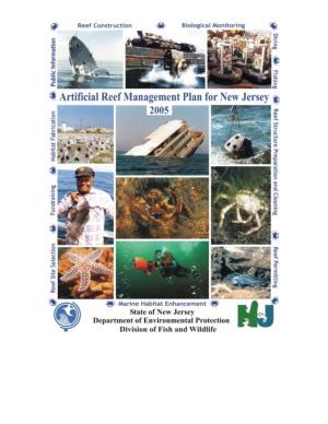 2005 Artificial Reef Management Plan