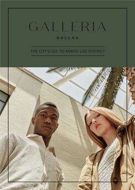 The City's Go-To Mixed-Use District Galleria Dallas Consumers Consumer Snapshot