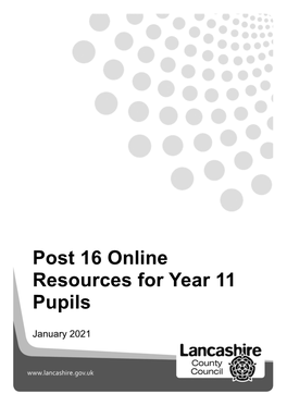 Post 16 Online Resources for Year 11 Pupils