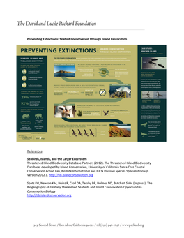 Preventing Extinctions: Seabird Conservation Through Island Restoration