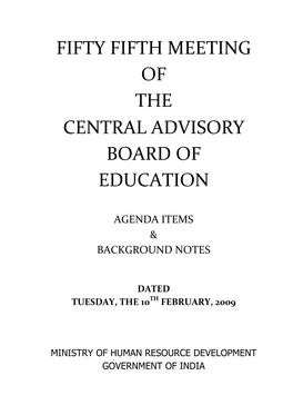 Central Advisory Board of Education