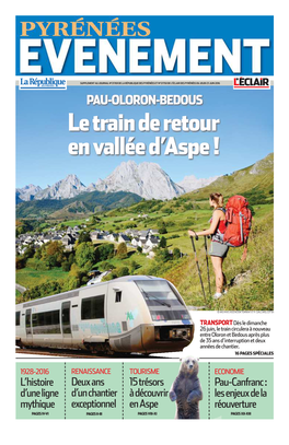 Le Train De Retour En Vallée D'aspe !