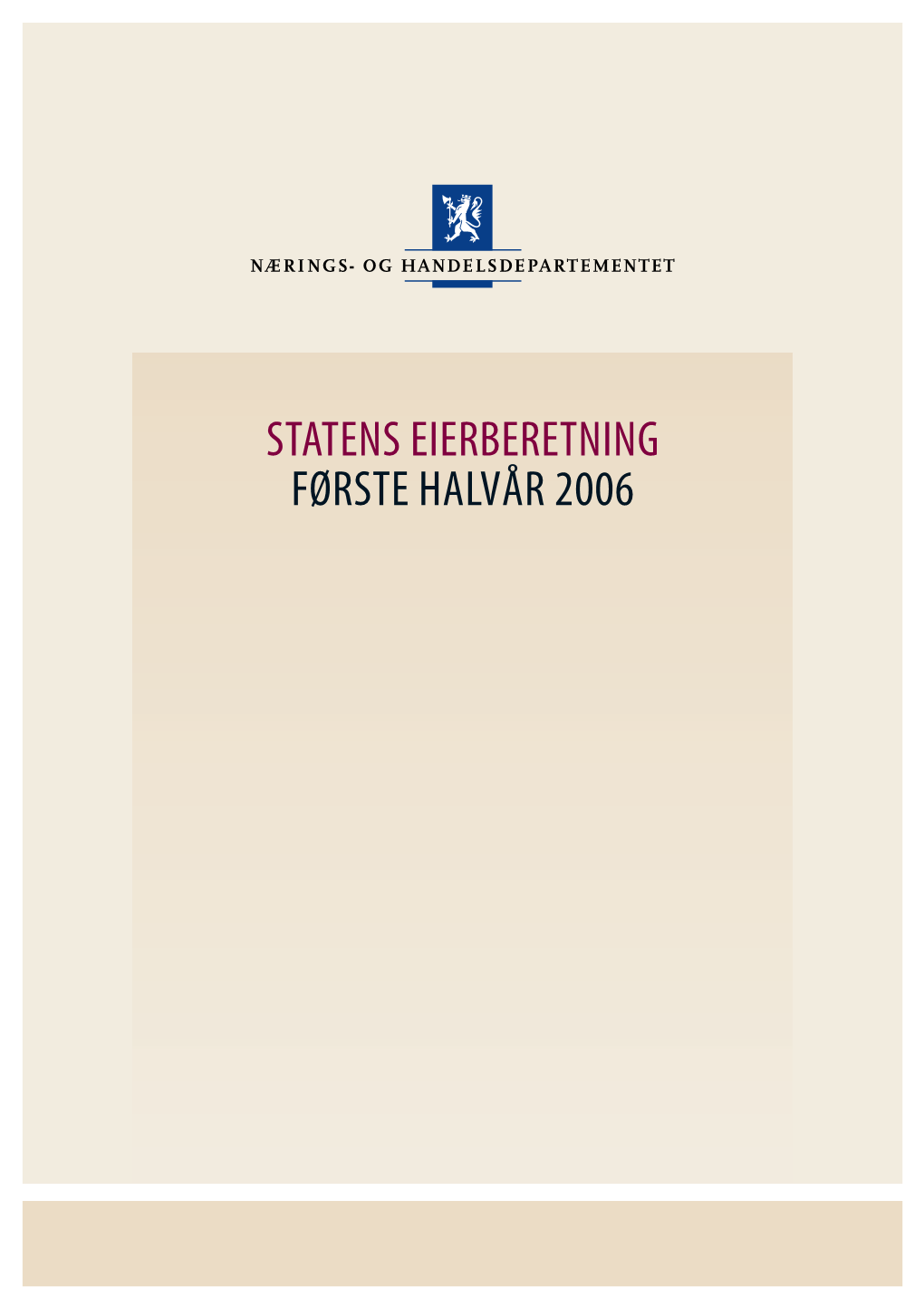 Halvårsrapport 2006