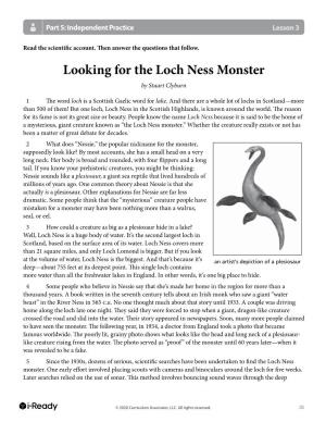 Looking for the Loch Ness Monster by Stuart Clyburn