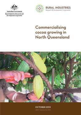 Commercialising Cocoa Growing in North Queensland