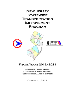 New Jersey Department of Transportation (NJDOT). 2011. New