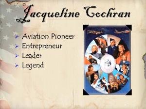 Jacqueline Cochran Held More Speed, Altitude, and Distance Records Than Any Other Male Or Female Pilot in Aviation History…