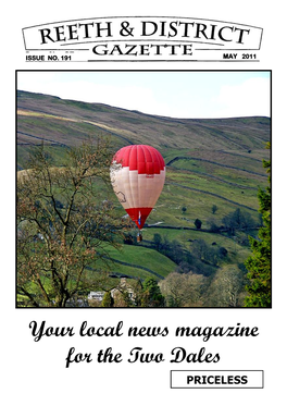 Your Local News Magazine for the Two Dales PRICELESS