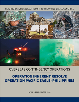 Operation Inherent Resolve Operation Pacific Eagle–Philippines