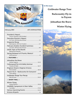 Goldwater Range Tour Backcountry Fly-In to Payson Johnathan The