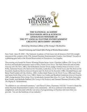 The National Academy of Television Arts & Sciences
