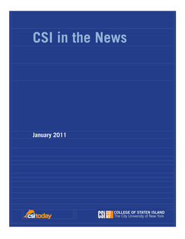 CSI in the News