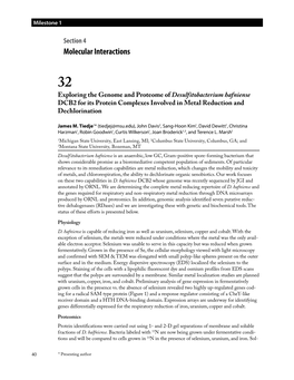 GTL PI Meeting 2006 Abstracts Molecular Interactions