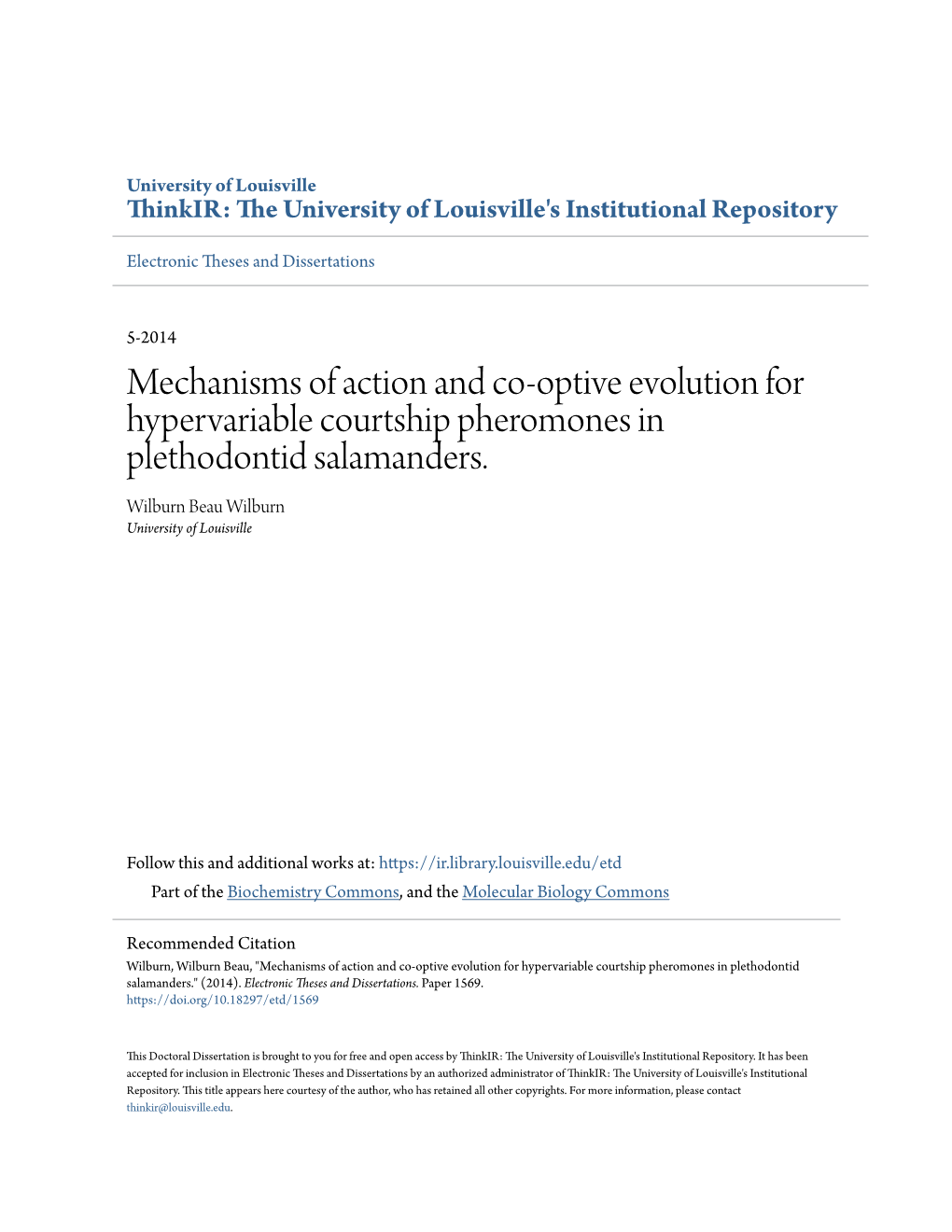 Mechanisms of Action and Co-Optive Evolution for Hypervariable Courtship Pheromones in Plethodontid Salamanders