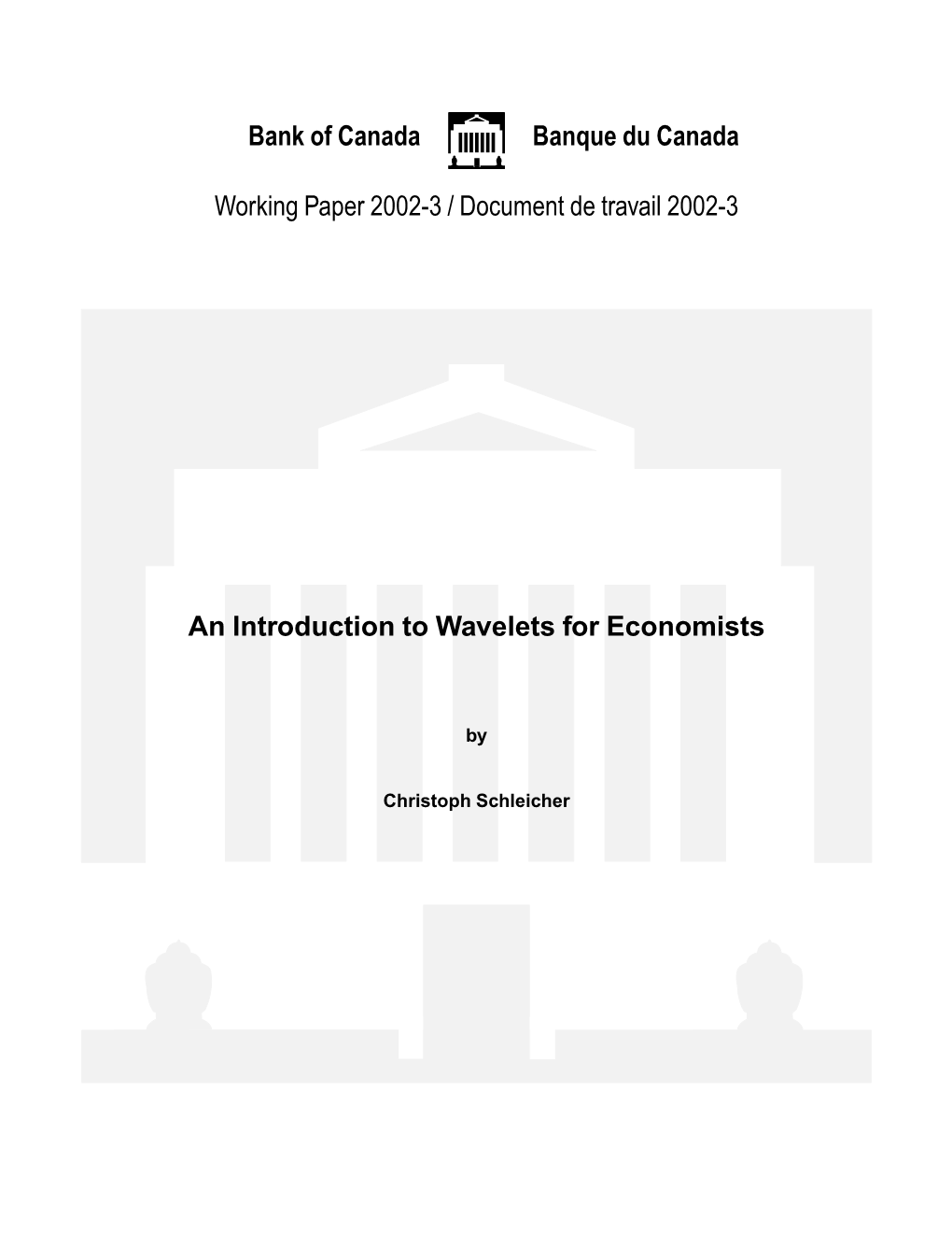 An Introduction to Wavelets for Economists