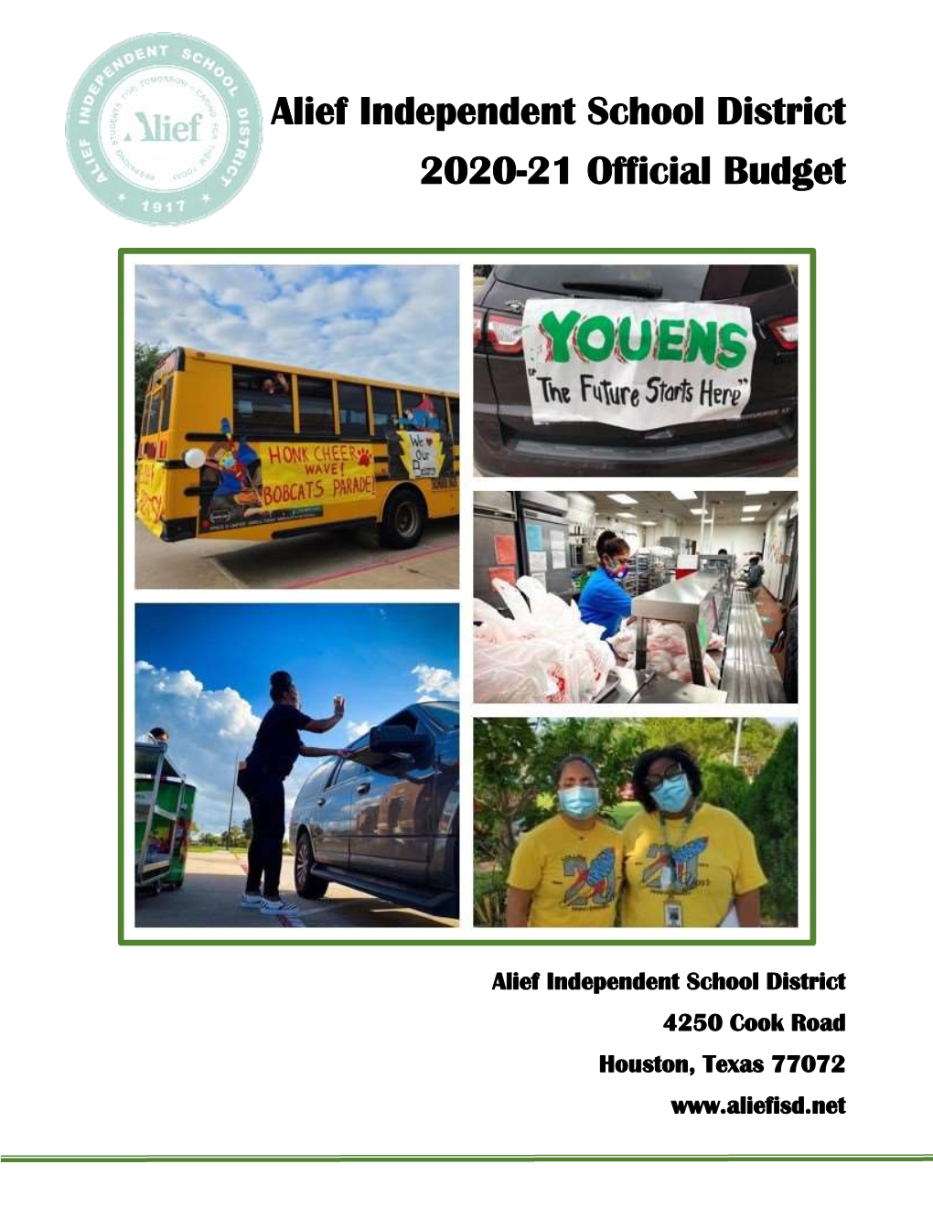 Alief Independent School District 2020-21 Official Budget