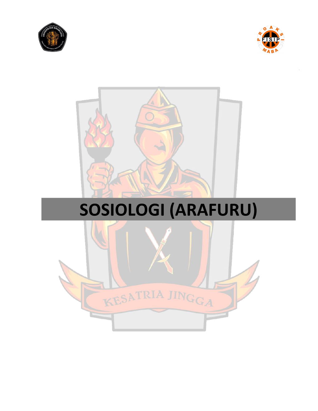 Sosiologi (Arafuru)