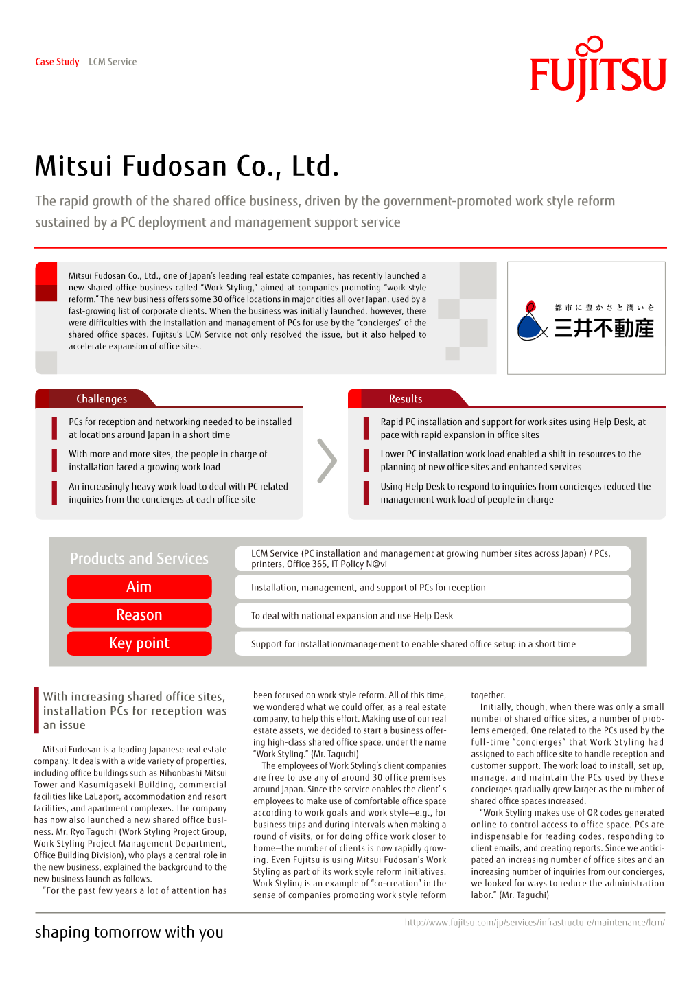 MITSUI FUDOSAN Co., Ltd