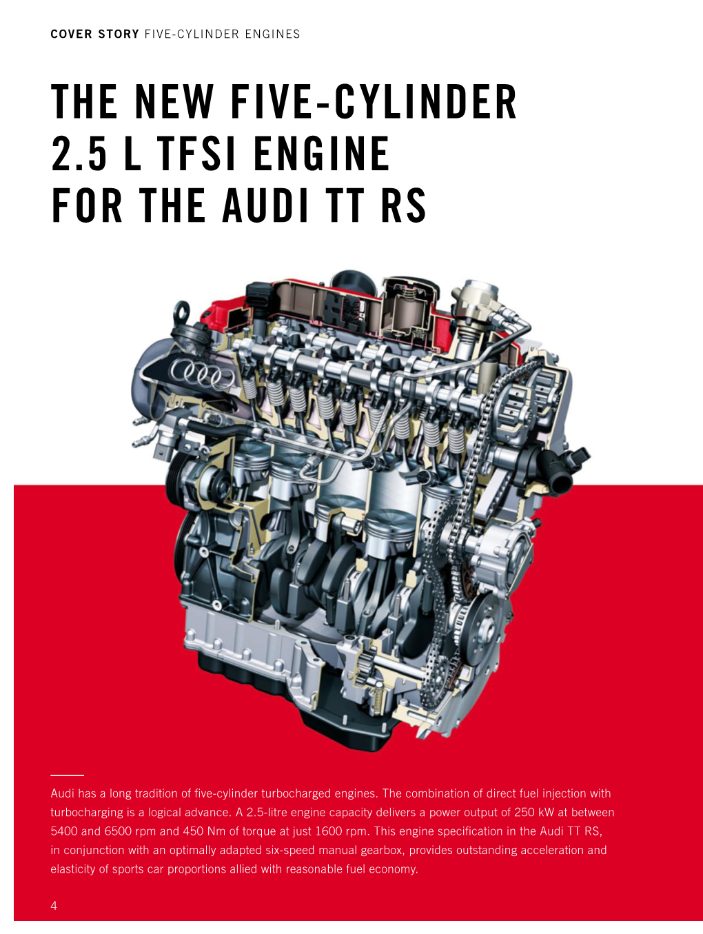 The New Five-Cylinder 2.5 L TFSI Engine for the Audi TT RS