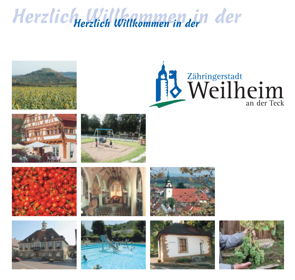 Weilheim an Der Teck Begrüßungbegrüßung