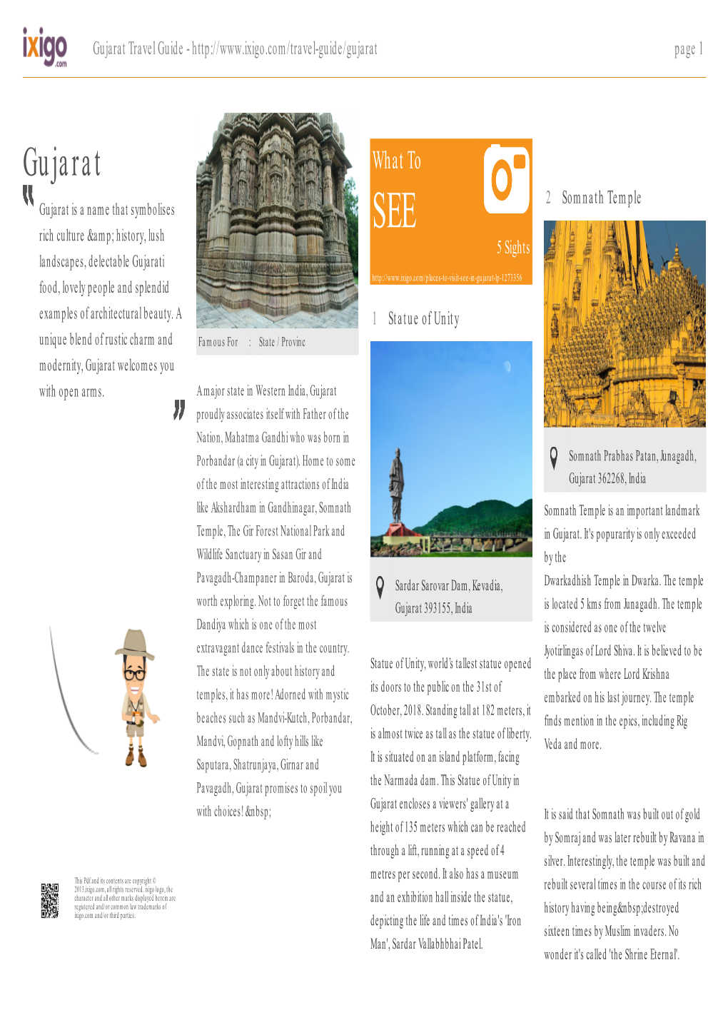 Gujarat Travel Guide - Page 1