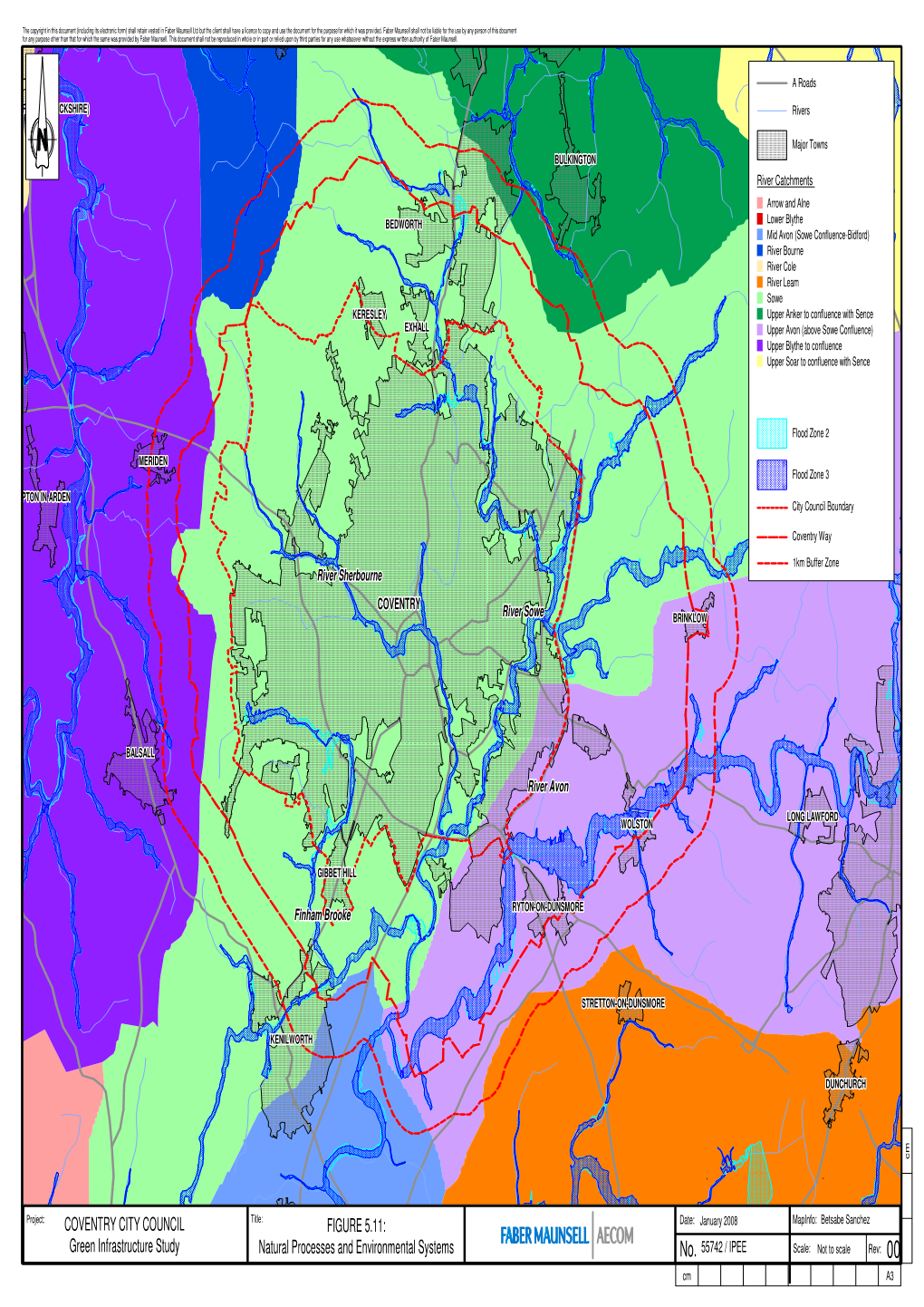 COVENTRY CITY COUNCIL Green Infrastructure Study FIGURE 5.11: Natural Processes and Environmental Systems