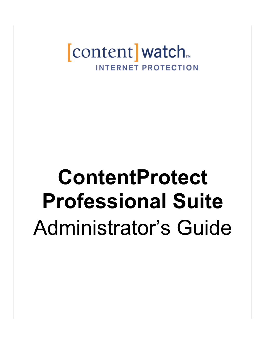 Contentprotect User Guide