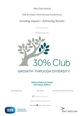 Creating Impact – Achieving Results