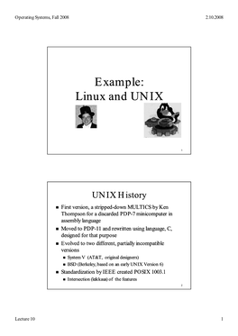 Linux and UNIX