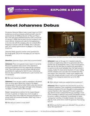 Meet Johannes Debus